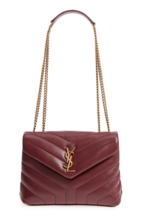 ysl bag burgundy|saint yves laurent bags.